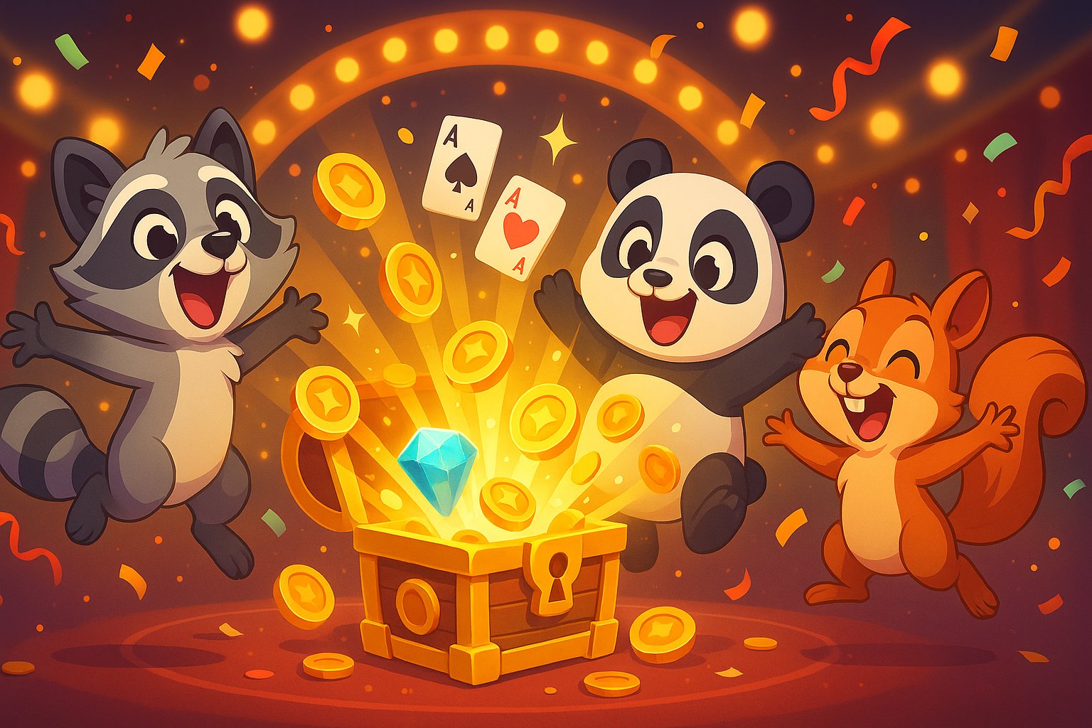 Bingo cards and number balls on play money Philippines platform
